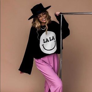 Dressed in LALA sweater